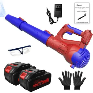 Electric Leaf Blower 2x4.0A Battery,  Leaf Blower 810 CFM 35000 RPM,With 6 Speeds Mode,，Lightweight Leaf Blowers, Handheld Lawn Blower For Lawn Care, Blowing Leaves, Snow