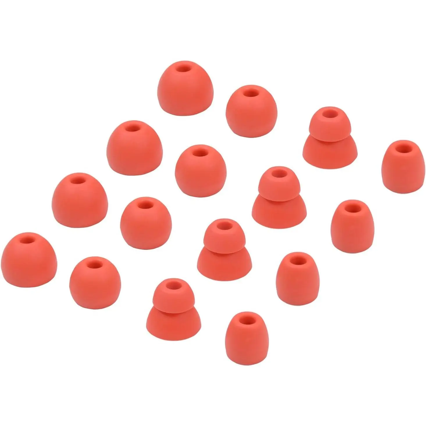 Replacement  Eartips Earbuds Buds Set for Powerbeats Pro  Earphone Headphones,8 Pairs (Red)