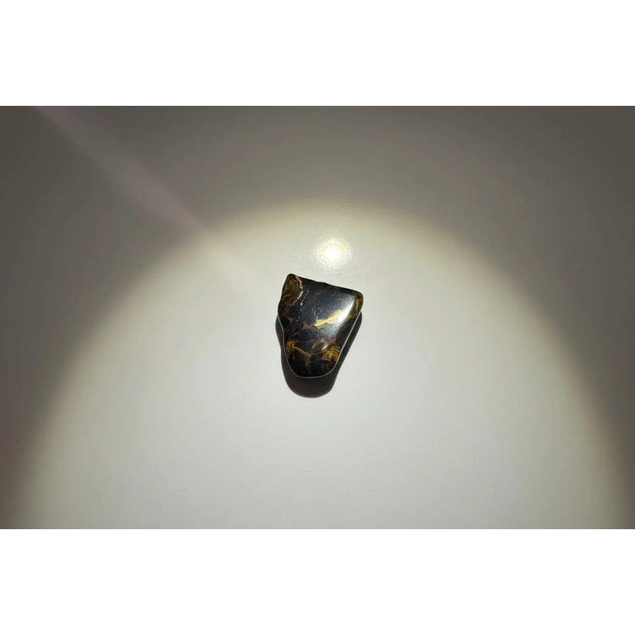 Pietersite Tumble Stone 'Amber Flash' - Gallery Grade, Namibia