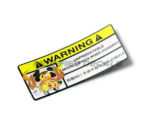 Warning Sticker: Hangry