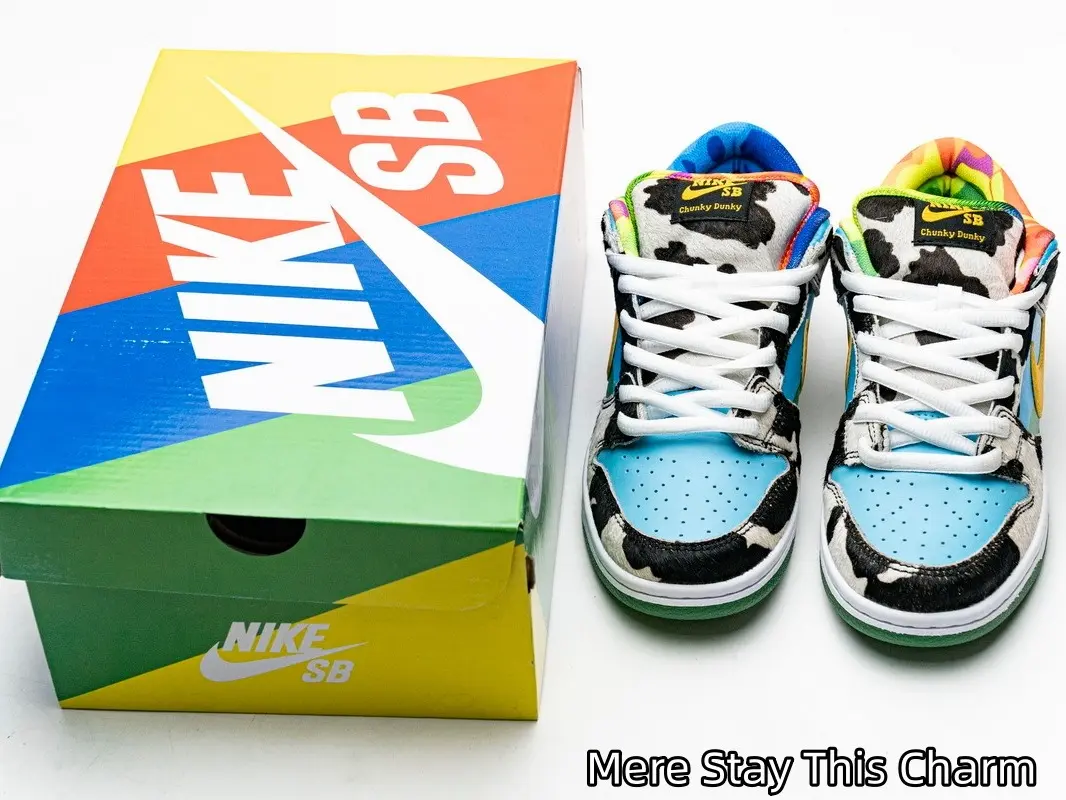 Cow Print Patchwork Flat Skateboard Sneakers | Dual Material Black White Spotted Print & Sky Blue Gloss Leather Patchwork | Bold Yellow Decorative Side Accent Logo | Slip Resistant Matching Green Rubber Bottom