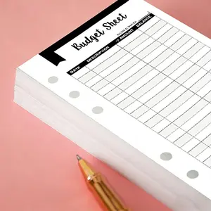 20pcs Expenses Tracker Budget Sheets, A6 Money Saving Wallet Inserts, Budget Envelopes, Money Envelopes, Budget Planner, Bill Organizer, Office Stationery Supplies