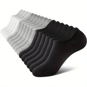 Unisex Low-Cut Ankle Socks, 10 Pairs Casual Breathable Cotton No-Show Socks with Unisex Appeal for Men and Women