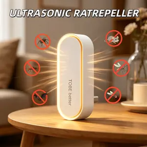Portable Ultrasonic Pest Repeller with LED Night Light, Multi-Functional Home Pest Control, Safe Non-Toxic Insect Protection Device