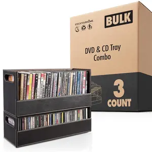 DVD & CD Tray Combo 3 Count
