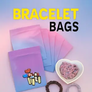 KIVIVI Bracelet Bags - Glass Bracelets Funny Bag Open in Live Compact Unique Design 18cm to 21cm Sizes Woven Blanket Storage Organiser