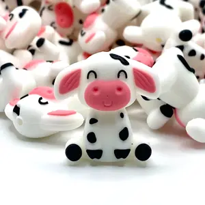 I Herd That 3D Silicone Focal Beads - Cute Cow DIY Beading & Crafting