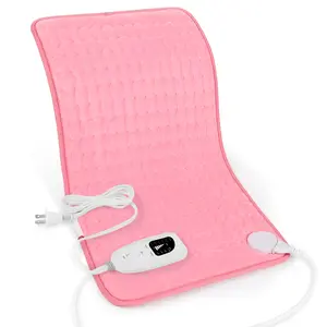 Heating pad, 24x12in targeted precise application, 6-speed temperature adjustment, 4 timing options, fast heating, automatic shutdown, portable - machine washable, suitable for neck heating, back, legs, abdomen, knees, ideal holiday gift, Christmas gift