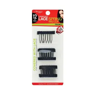MAGIC COLLECTION - 12 Pieces Lace Spring Wig Clip
