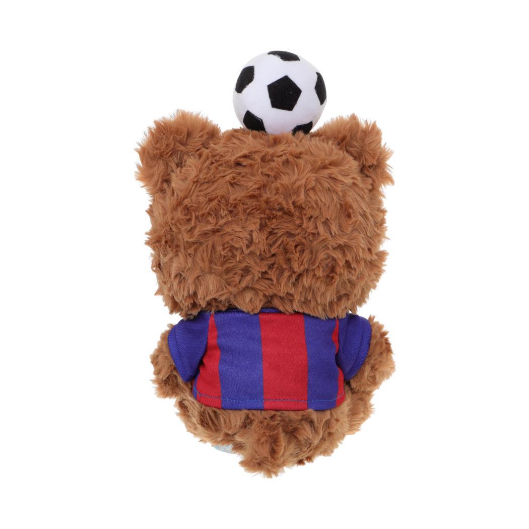 MINISO Giftford Bear Guardian Series Soccer Sitting Plush Toy, Soft Cuddly Stuffed Bear Doll in Football Outfit, Cute Collectible Gift for Kids Fans Birthday, Back To School