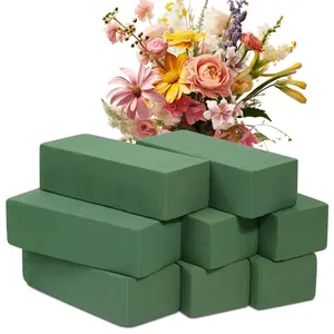 6 Pack Floral Foam Blocks – Wet and Dry Green Flower Foam for Wedding Birthday Home Decor & DIY Arrangements (Small 5.5"x3.1"x1.7")