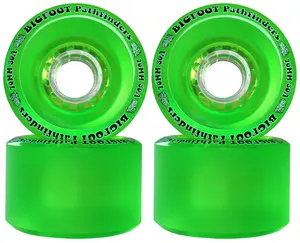 Bigfoot Longboard Wheels - 70mm 80a Pathfinders Green