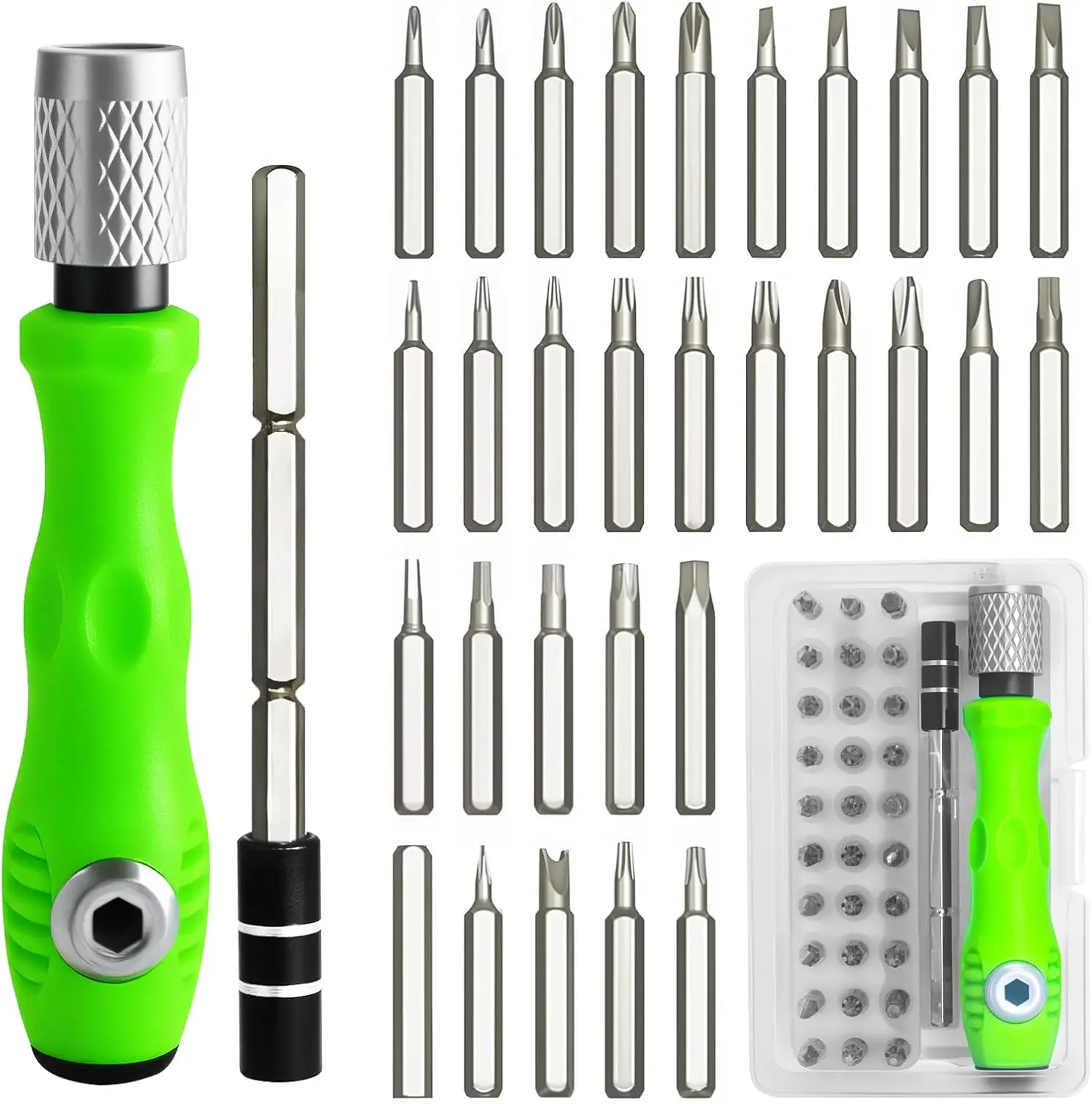 32 in 1 Small Precision  Set,     Sets, Professional Repair Tool Kit for Glasses, Watches, Laptop, Electronics, Toys, , Computers