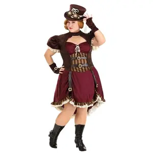 Plus Size Steampunk Lady Costume for Women