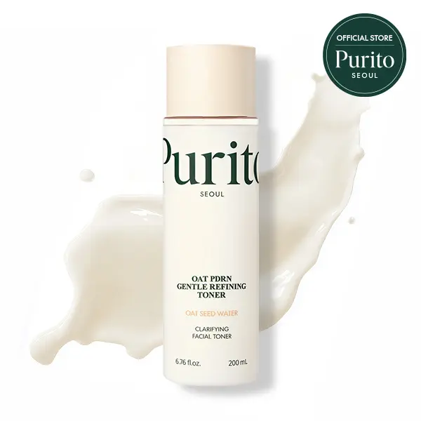 [Purito Official] Oat PDRN Gentle Refining Toner l Korean Oat Exfoliating Toner 99% Pure Oat PDRN, Hydrating & Clarifying Formula for Acne-Prone Skin, Vegan, Non-Comedogenic, Gentle Daily Use l Korean Skincare Moisture Clear