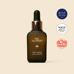 Spot Check Dark Spot Remover - Niacinamide, Hyaluronic Acid, Lactic & Glycolic Acid Serum - Dark Spot Corrector for Face - 1 fl oz/30 ml