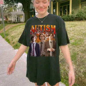 Autism Rizz Spencer Reid Vintage T-shirt Design, Criminal Minds Fan Gift, Matthew Gray Gubler Sweatshirt, Retro 90s Unisex Hoodie vintage  chrome hearts