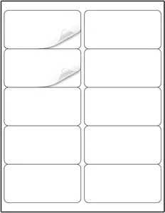 Methdic Shipping Labels 2"×4" 300 Labels Sticker Paper for Laser/Ink Jet Printer Mailing Labels 8.5"*11" White 10 per Sheet