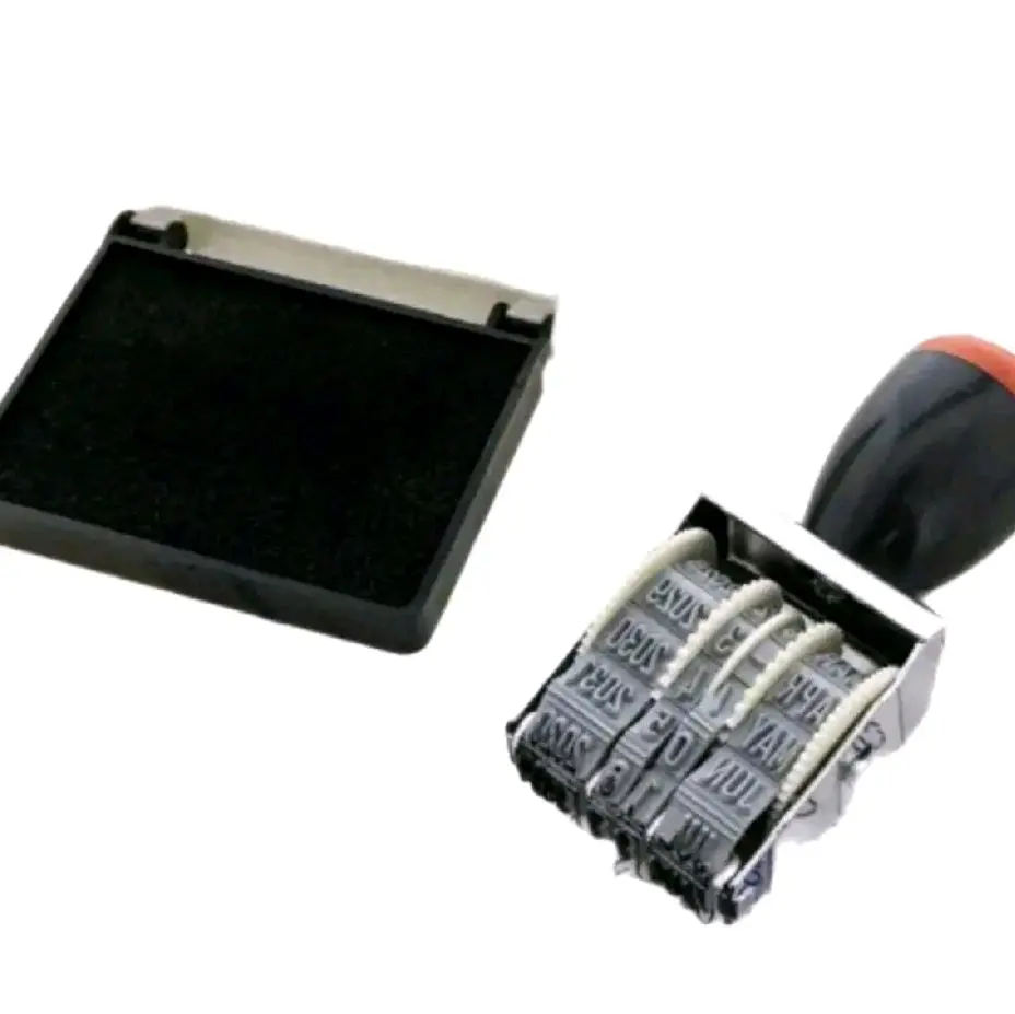 Date Stamp with Ink Pad, Office Stationery & Supplies, Office Accessories for Class Records & Lesson Books