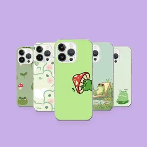 Frog Phone Case Kawaii Toad Cover For iPhone 17Pro, 16, 15, 14, 13, 12, Samsung S26, S25, S24, S23Fe, A16, A26, A56, Pixel 10, 9Pro