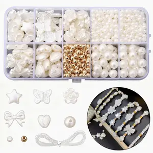 DIY Beaded Bracelet Kit, High-Quality Friendship Jewelry Set, Perfect DIY Craft Kit for Adults & Teens, DIY Jewelry Crafting, Includes Durable Elastic String, Adjustable Beaded Design, Bead Assortment