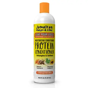 Jamaican Mango & Lime Liquid Protein Hair Conditioner with Honey, Oil & Amino Acids - Hydrating Shampoo-Conditioner Hybrid, 8 oz