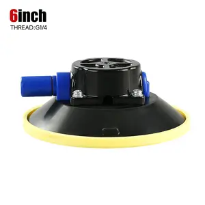 4.5In/6In Vacuum Suction Cup with Hand Pump - Multi-Surface Gripper for Car Repair, Phone/Camera Mounts, LightStand & Luggage - Rubber Air Pump Tool