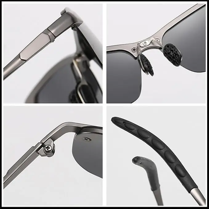 Smart Polarized Sunglasses, Best For Strong Direct Sunlight | UV Protection For Outdoor Cycling Fishing Driving | Ultra‑Thin Lightweight Lenses