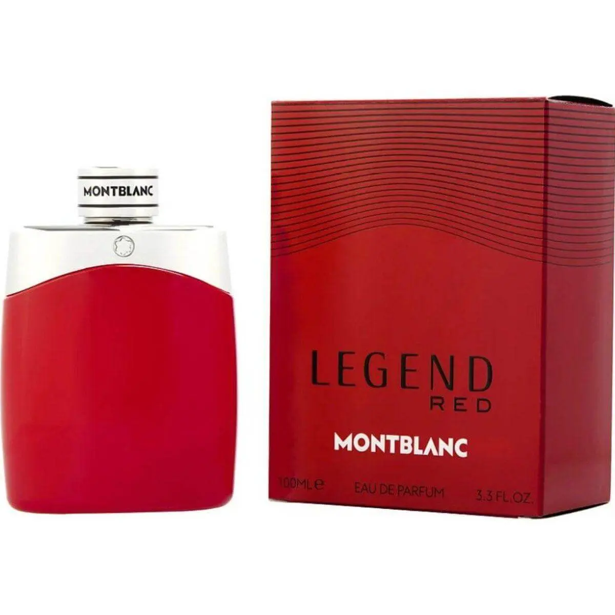 Montblanc Legend Red Men's EDP Luxurious Spray-On Fragrance - 3.4 fl oz, New in Box, Aromatic Citrusy Fresh Opening, Juniper Heart, Woody Scent, Luxurious Men's Fragrance, Spray-On Men's Fragrance