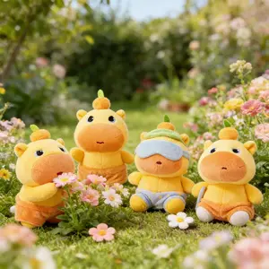 MINISO River Otter “Lulu” Plush Hanging Figurine – Quirky Capybara Toy, Gift for Women