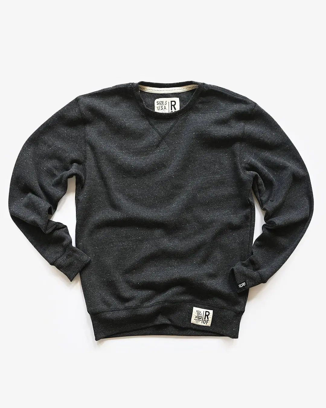 Supersoft Midweight Heather Black Sweatshirt