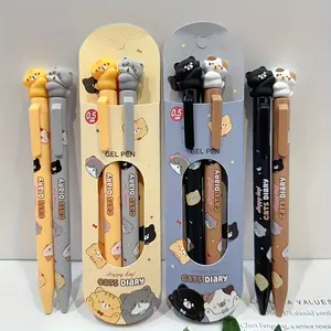 Cute Cat Gel Pens, gel pen set, Writing Pens, Aesthetic Ink, Perfect Gift for Cat Lovers, Daily Office Use, Beautiful Gifts, Christmas, Valentine's Day, New Year