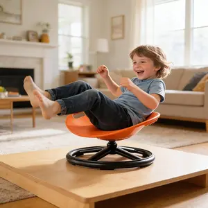 Circular Rotating Sensory Integration Training Chair, Ideal for Balance & Coordination, Perfect for Children & Teenagers Growth