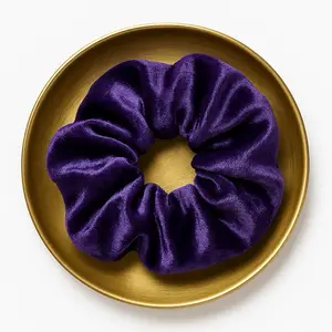 Milabelle Giant Oversized Velvet Scrunchie – Purple