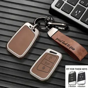New Zinc Alloy Car Key Fob Shell Suitable for Volkswagen Tiguan MK2, Magotan, Passat B8, CC, And Skoda Superb A7 Models, Etc