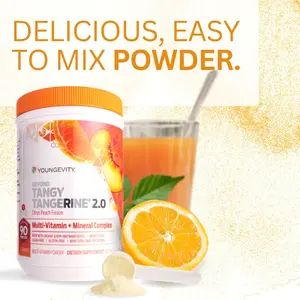 Beyond Tangy Tangerine BTT2.0 Peach Powder Fruit Drink Healthy Vitamins and Minerals All in One Essential Multi-Vitamins Fitness Endurance Supplement Antioxidant Supplement