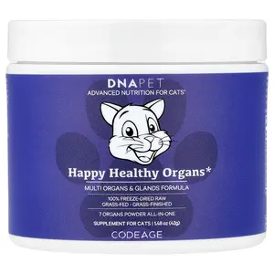 Codeage DNA Pet, Happy Healthy Organs, Multi Organs & Glands Formula, For Cats, 1.48 oz (42 g)