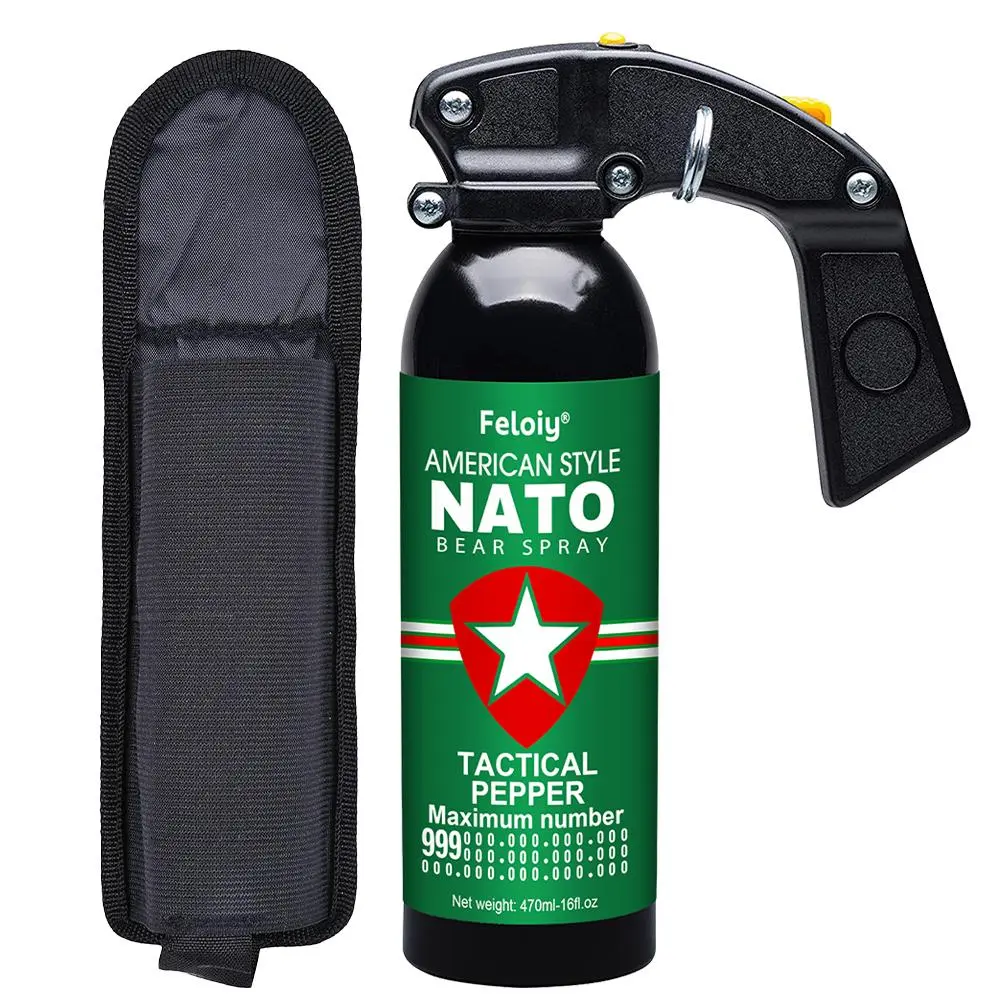 Bear Repellent Spray With Holster Deterrent - 16 Oz