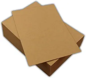 10-10 & 25 Chipboard Sheets 12 x 12 inch - 22pt (point) Light Weight Brown Kraft Cardboard for Scrapbooking & Picture Frame Backing (.022 Caliper Thick) Paper Board | MagicWater Supply