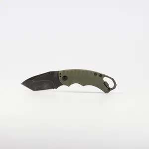 Household Bottle Opener KS 8750 Survival Folding Knife - Rust-resistant 8Cr13MoV blade, GFN grip handle, lightweight folding design, suitable for camping, hunting and outdoor exploration