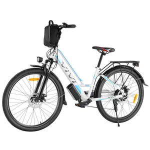 Vivi Oasis Electric Bike for Adults with 750W Peak Motor, 26" Commuter Electric Bike, 22MPH Cruiser Ebikes with 48V Removable Battery, Up to 50 Miles, LCD-Display, 7 Speed, Cruise Control