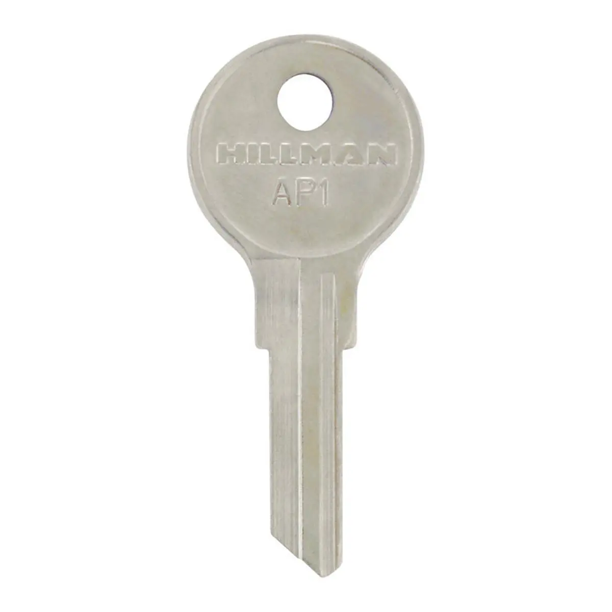 Hillman 212 MAIN Single-Sided Brass Universal Fit Key Blank, Assorted Pack of 4 for Automotive, House/Office Locks