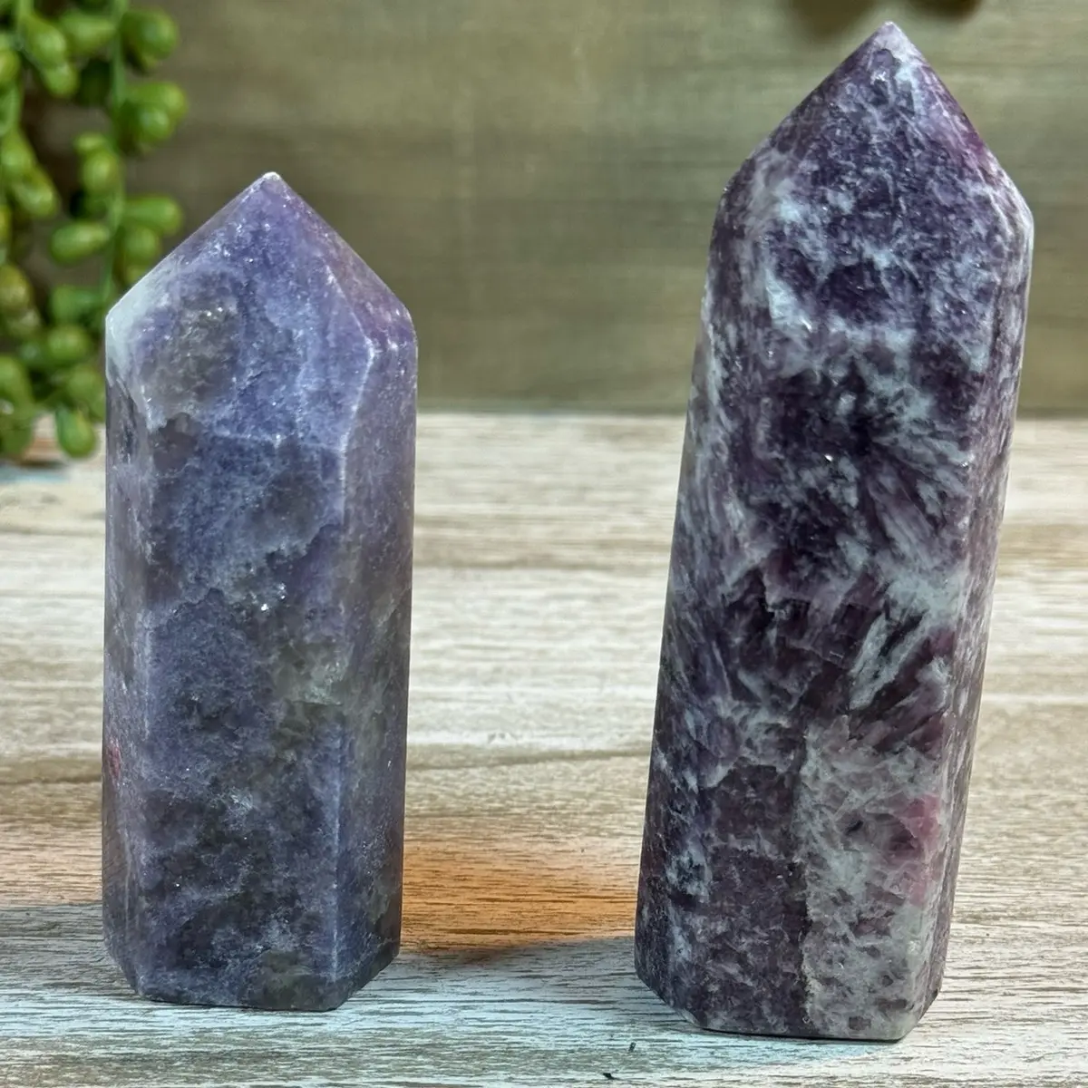 High Quality Lepidolite Tower | YOU PICK | Tranquility | Peaceful Sleep | Anxiety Release Crystal | Heart Third Eye Crown Chakra | Small Crystal Shop