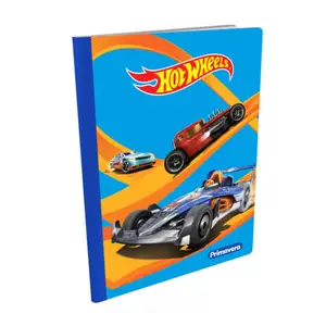 Composition Notebook for Boys with Stickers. Primavera - Hot Wheels