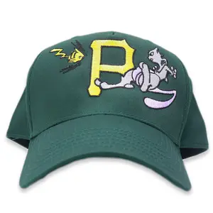 Embroidered Snapback Baseball Hat with Anime Design for Men and Women