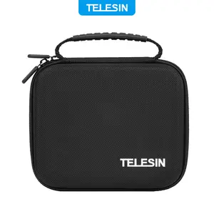 【Camera Not Included  】TELESIN DIY Waterproof Carrying Case for Pocket 3, DJI Pocket Camera, Osmo Pocket 3 ,Xtra– Hard Protective Travel Bag for Action Cameras & Accessories, Best Gift Choice