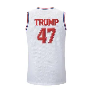 Mens Stitched 47 Sport Jersey, Trump Basketball Jersey for Men, Size S-XXL