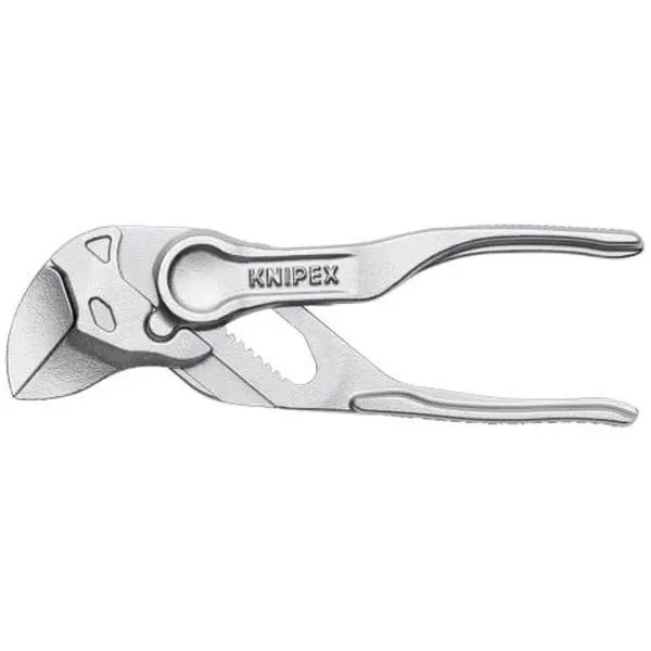 KNIPEX 86 04 100 SBA 4-in Pliers Wrench XS, Adjustable Gripping Hand Tool with Stable Handles for DIY Repair, Adjustment, Stability