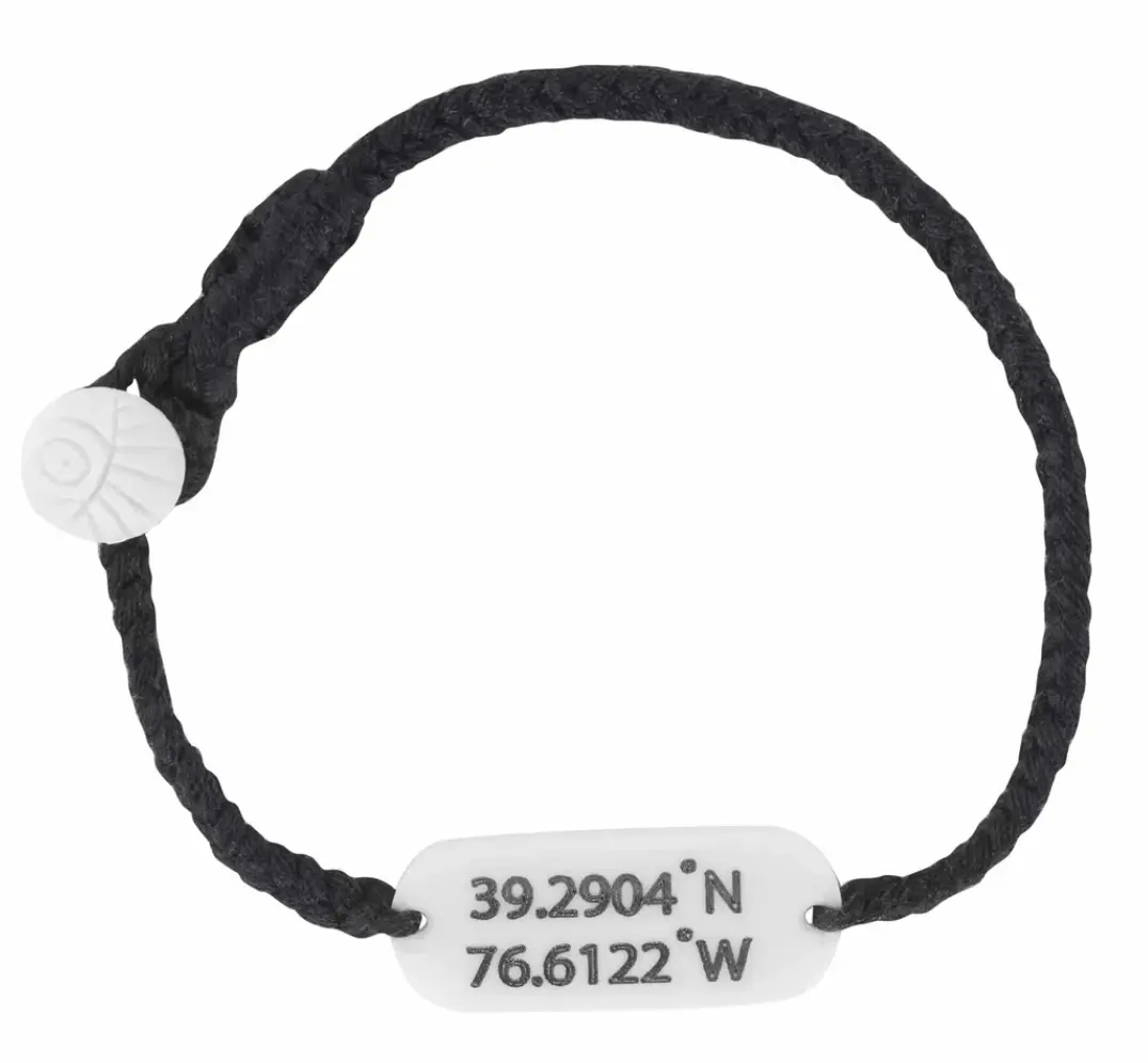 Wanderer Custom Coordinates Bracelet – Personalized Location Jewelry | Travel Sentimental Gift Handmade