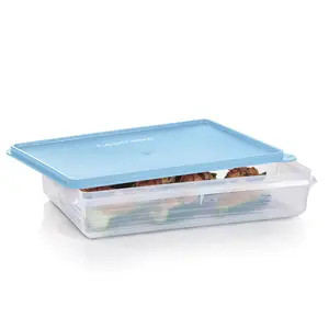 Snack n Store for all of your baking storage Containers Kitchen Stackable Airtight Stackable Plastic Leak Proof Lids Blue